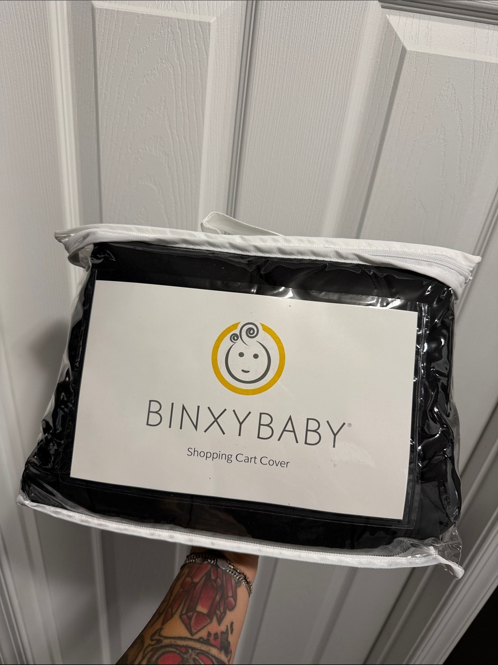 Binxy Baby Black Shopping Cart Cover